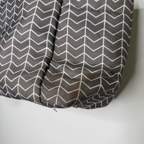 Banana Fish Stylish Gray Chevron Women's diaper Bag - Picture 10 of 12